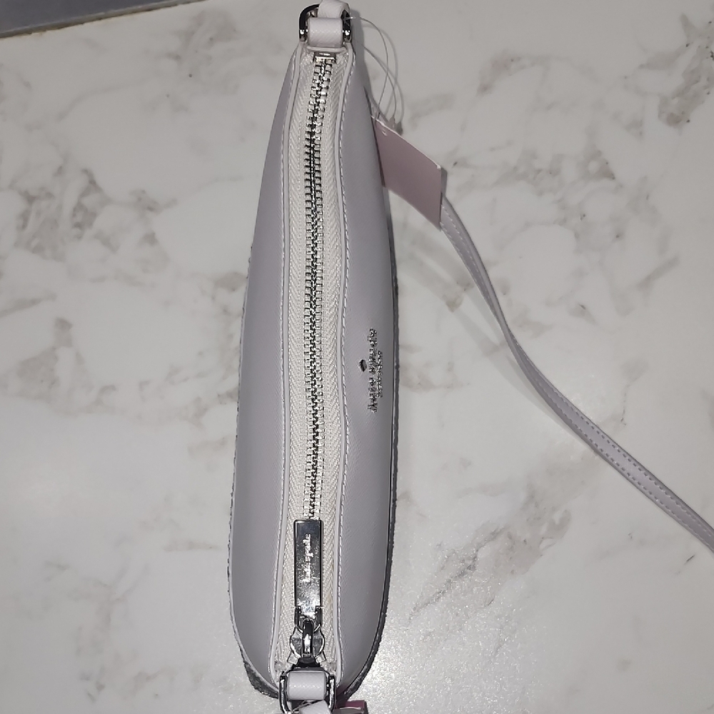 ☆Sale☆ Kate Spade New York Flash Glitter Crossbody Grey/ Silver - Picture 11 of 11